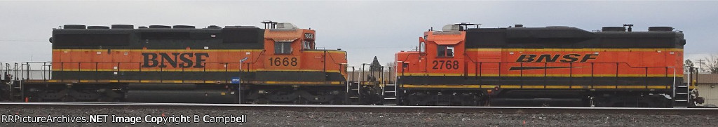 BNSF 1668-BNSF 2768